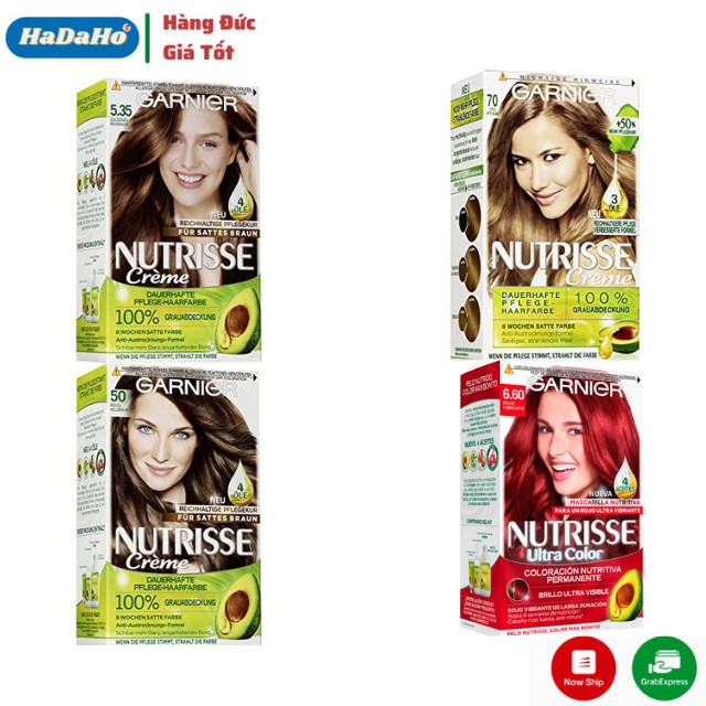 THUỐC NHUỘM TÓC GARNIER NUTRISSE CREME  ĐỨC