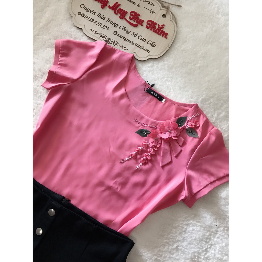 ÁO CÔNG SỞ THIÊU HOA