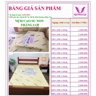 Nệm cao su non thắng lợi