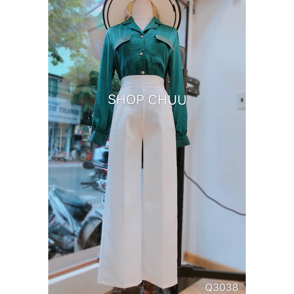 Quần tây ống rộng dáng suông basic, vải không nhăn CHUU Q3038 | BigBuy360 - bigbuy360.vn