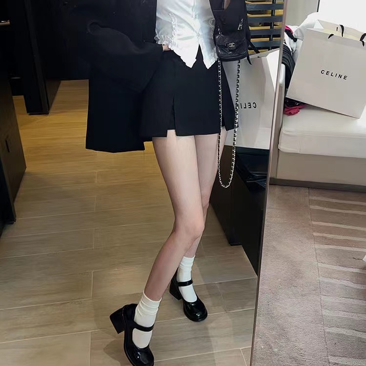 Giày Cao Gót Mũi Tròn Phong Cách Lolita Cổ Điển Cho Nữ