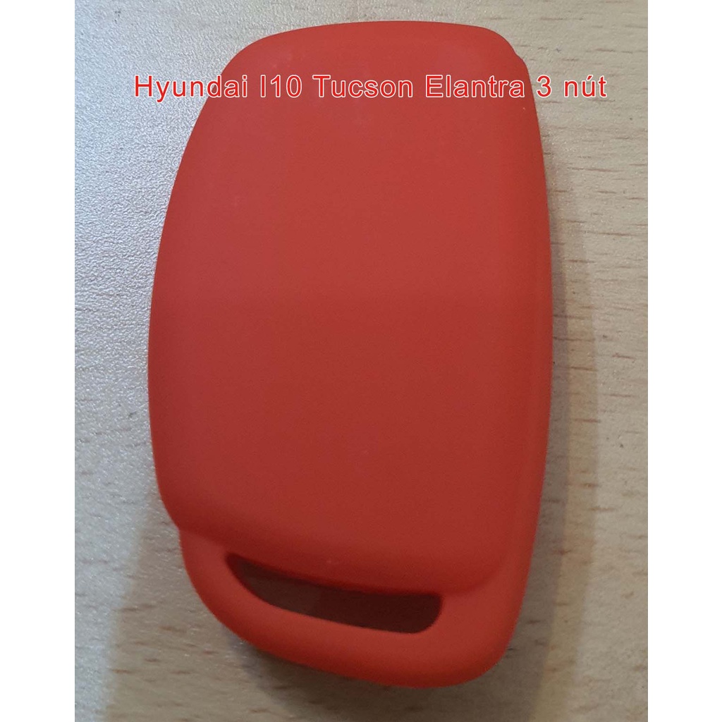 Vỏ silicone bảo vệ khoá thông Minh Hyundai Elantra, i10, Tucson 3 nút