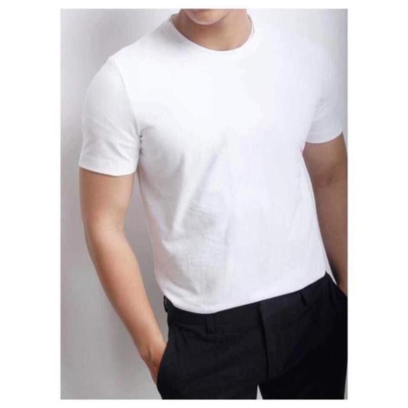 Áo Phông Cộc CỔ TRÒN, Chất Cottonm Thấm Hút Mồ Hôi, Co Dãn Cực Dế chịu | BigBuy360 - bigbuy360.vn