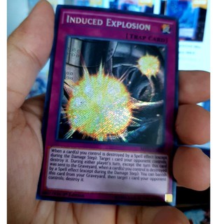 [ Đỗ Lạc Shop ] Thẻ Bài Yugioh Trap Induced Explosion Scr