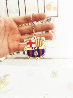 Móc đeo chìa khoá Logo đội bóng loại da