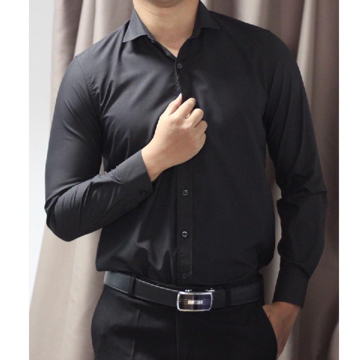 ÁO SƠ MI NAM CAO CẤP CỔ BẺ MÀU TRẮNG BIG SIZE | BigBuy360 - bigbuy360.vn