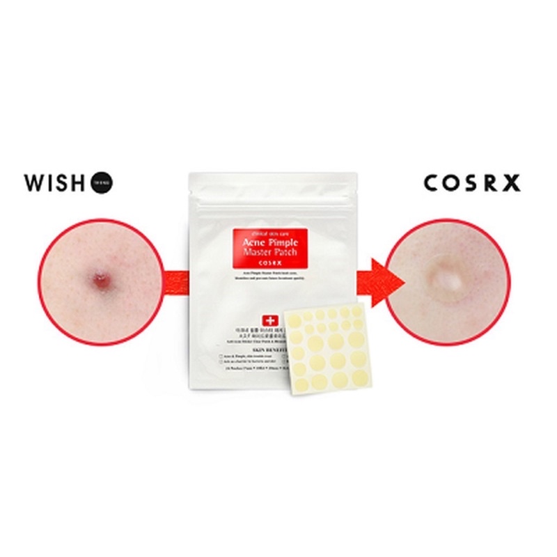 Miếng dán xoá tan mụn viêm COSRX Acne Pimple Master 24 miếng dán