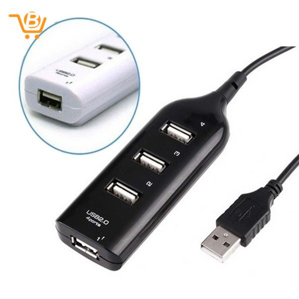 Adapter Hub 4 Cổng Usb 2.0 Tốc Độ Cao Cho Laptop Pc 10