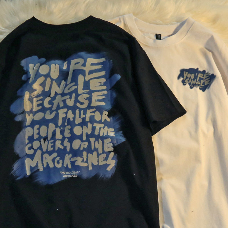 NRVP Áo thun ngắn tay dáng rộng theo phong cách Hàn Quốc 2021 dành cho nữ