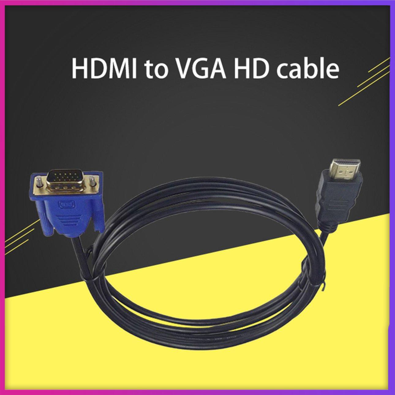 Dây Cáp Vga Hd 1m Có Nam Châm Chống Sốc