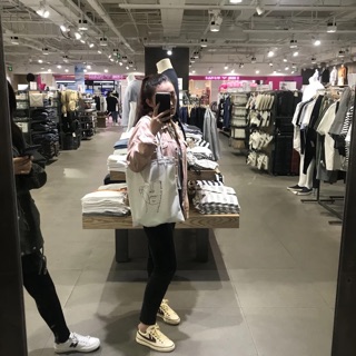 Túi tote mặt người ulzzang(kèm hình thật)