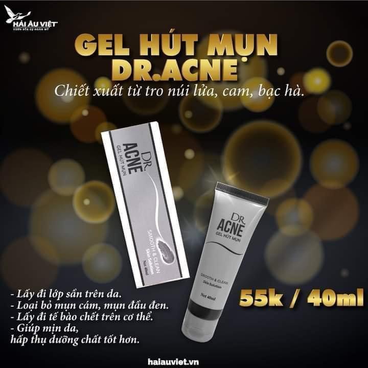 Gel Lột Mụn DR.ACNE - Hút sạch mụn cám, mụn đầu đen