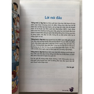 Sách - Tiếng Anh 5 tập 2 - Sách học sinh có CD (kèm 1 bút chì)