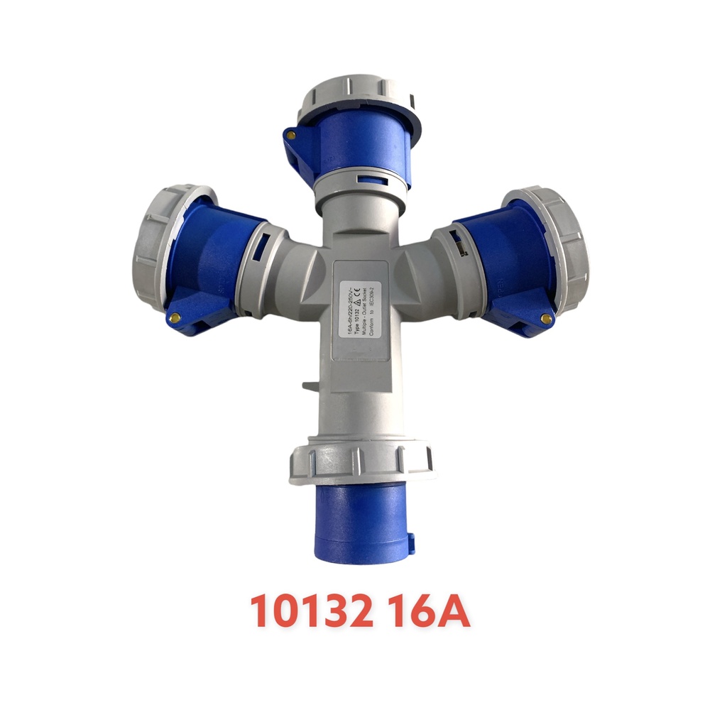 Ổ Cắm Di Động Công Nghiệp Chia 3 16A Kín Nước IP67 Tốt