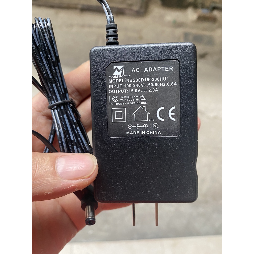 Adapter nguồn DC 15V-2A hàng cao cấp