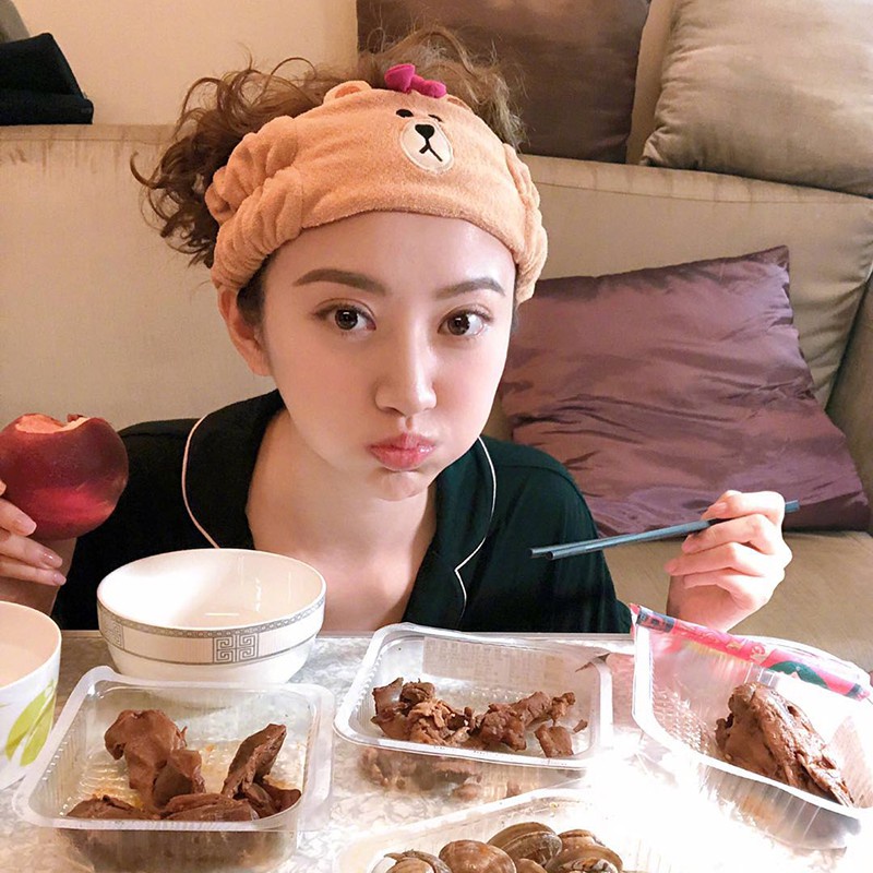 Băng đô Turban Line Phẳng Gấu Brown, Thỏ Cony, Vịt Vàng bờm rửa mặt, tẩy trang, trang điểm dễ thương