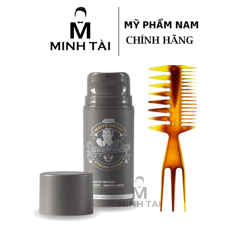 Kem Tạo Kiểu Tóc Dapper Dan Matte Creme 90ml - Hàng Chính Hãng