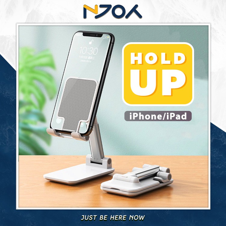 Giá Đỡ Điện Thoại Gập Gọn Holdup Chống Trượt Chịu Lực Tốt Dùng Được Với Máy Tính Bảng