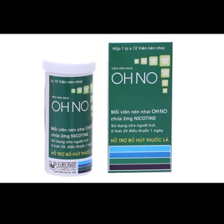 Viên nén nhai OHNO - hỗ trợ cai thuốc lá