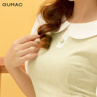 Đầm nữ cổ sen 2 nút DA10122 GUMAC
