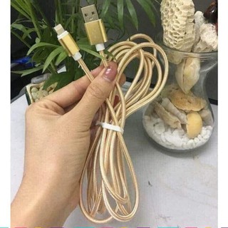 Dây sạc iphone, android, type c - dài 3m bọc dù, siêu dài, tiện lợi 1 3