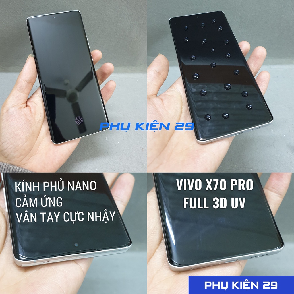 Dán kính cường lực FULL màn FULL keo UV Glass Pro+ 9H