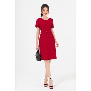 Đầm LAMER Cổ Tròn Tay Lơ Vê L63T20H058