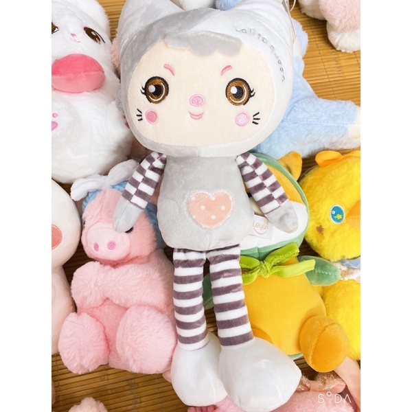 Thú bông size khoảng 20cm-30cm, siêu dễ thương, gấu bông đồ chơi
