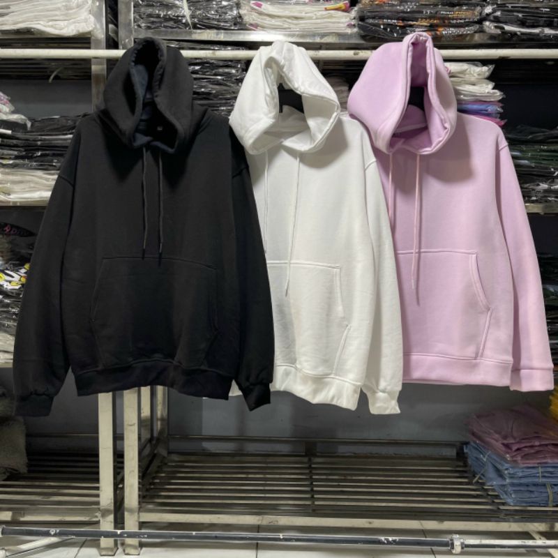 XPstore Áo Khoác Hoodie unisex Trơn/Basic nhiều màu (Ảnh thật)