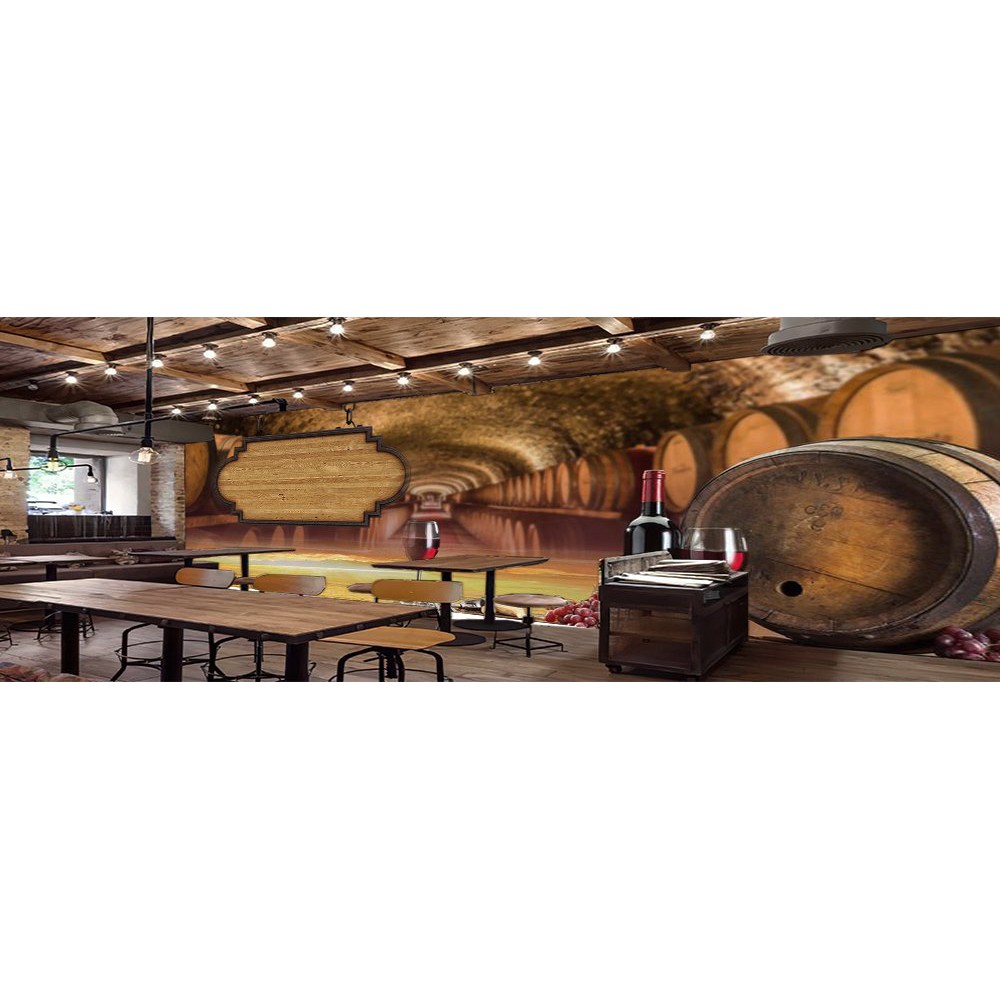 Tranh lụa 3d trang trí Nhà hàng Beer Kích Thước 1,5m x 2m BIARUOU-05