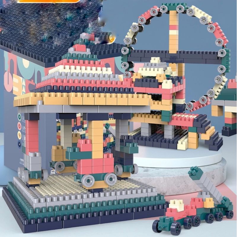 (LOẠI 1 ĐỦ) Bộ ghép hình lego 520 chi tiết phát triển tư duy logic cho bé