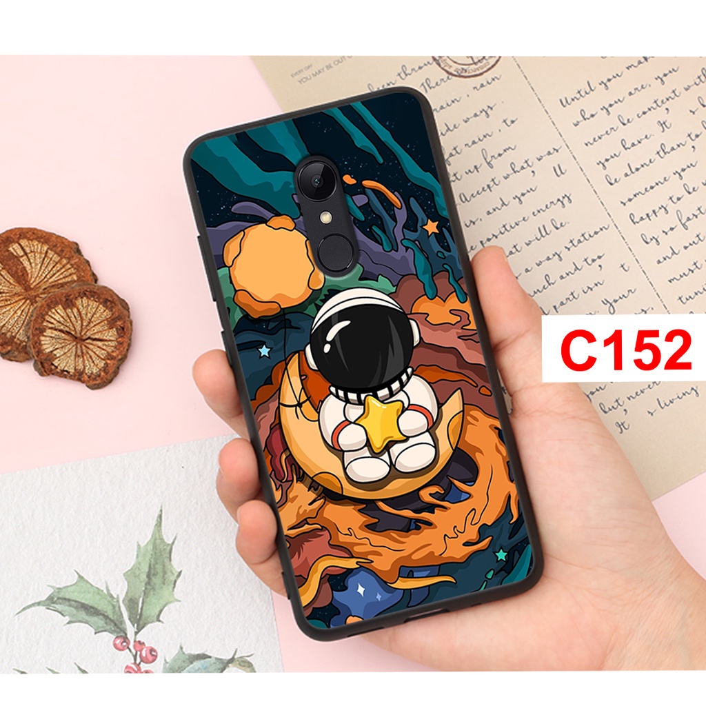 Ốp Redmi Note 4 - Redmi 5 Plus in hình phi hành gia, vũ trụ ngân hà  . ốp lưng xiaomi redmi rẻ bền đẹp.