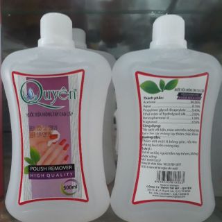 NƯỚC RỬA SƠN MÓNG TAY QUYÊN 500ml