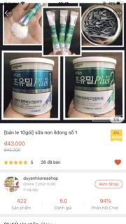 sữa non ildong