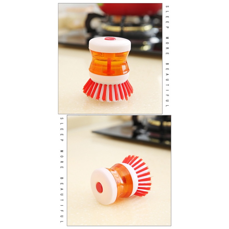 Chổi Cọ Xoong Nồi Có Bình Chứa Nước Rửa Bát