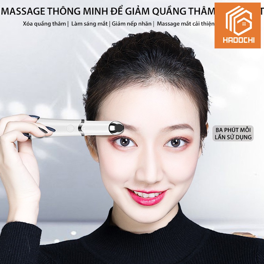 [ƯU ĐÃI] Máy (Bút) Massage Lăn Trị Thâm Quầng Mắt, Môi, Trẻ Hóa Làn Da