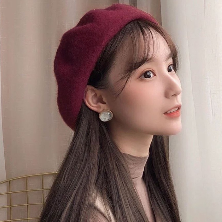 Mũ Nồi Beret , Mũ dạ điều chỉnh được kích thước hàng Quảng Châu cao cấp Loại 1