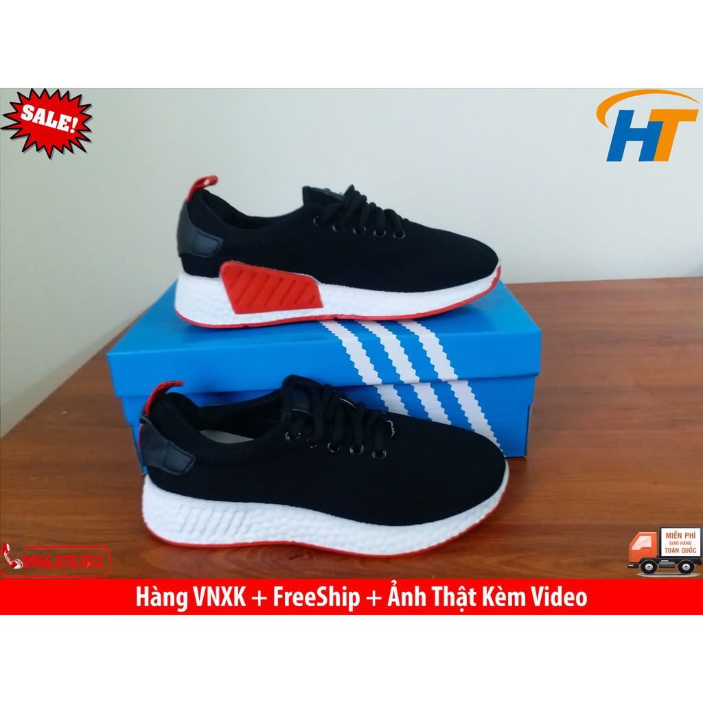 XIÊU ⚡[SALE OFF] Giày Adidas Nmd đen đỏ | Full box nhé | < 2020 new new