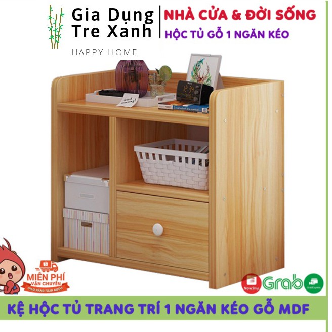 💥FREE SHIP💥 Kệ Sách, Hộc Tủ Kệ Để Đồ Bằng Gỗ Nhiều Găn Có Ngăn Kéo Tủ Nhỏ Gọn Siêu Tiện Dụng