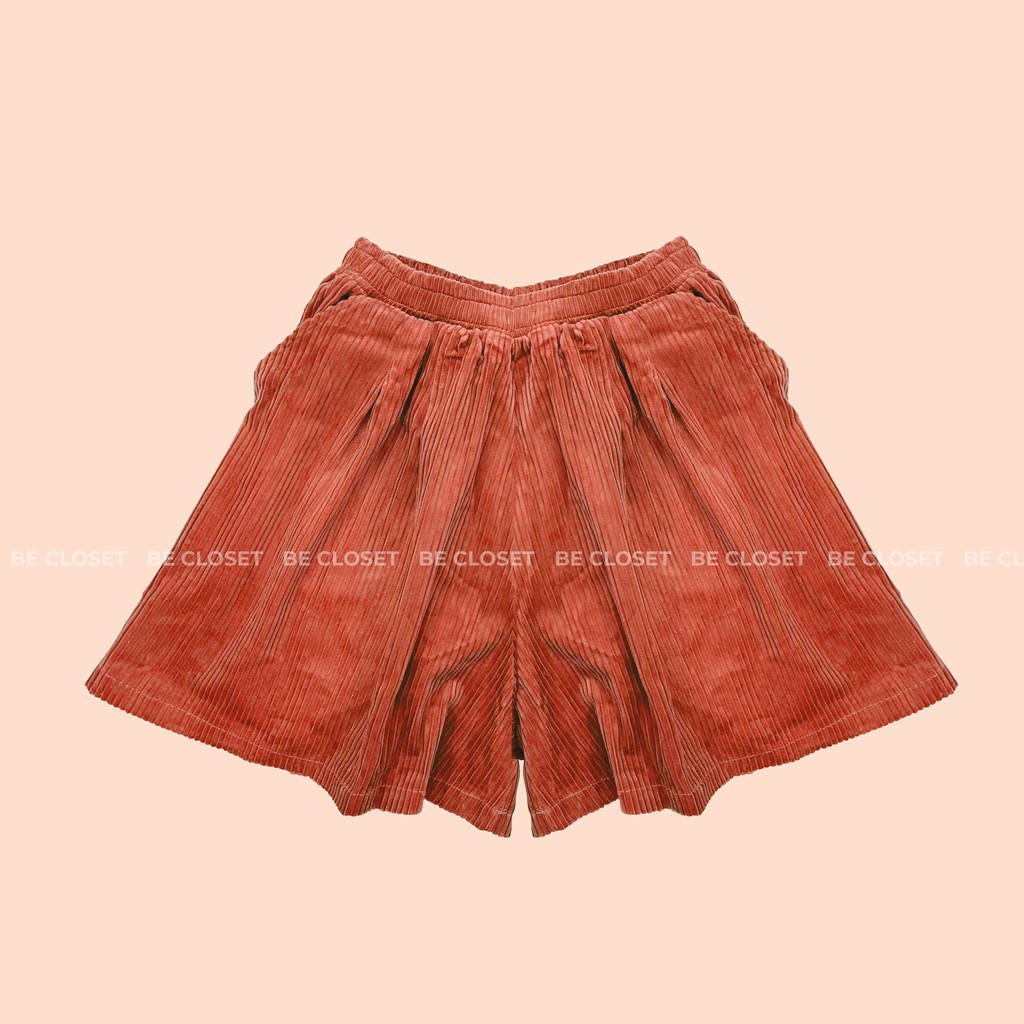 ✨ QUẦN SHORT CHẤT LIỆU NHUNG TĂM (ẢNH THẬT) FORM RỘNG BETWEEN BAE - BE CLOSET | BigBuy360 - bigbuy360.vn