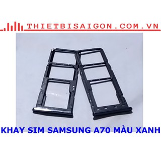 KHAY SIM SAMSUNG A70 MÀU XANH