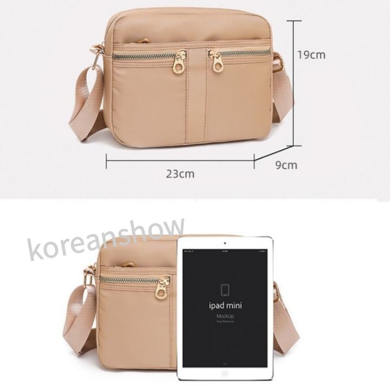 Túi Xách Nữ Đẹp Túi Đeo Chéo Màu Đen Nhiều Ngăn Thời Trang Hàn Quốc Cho Nữ-71