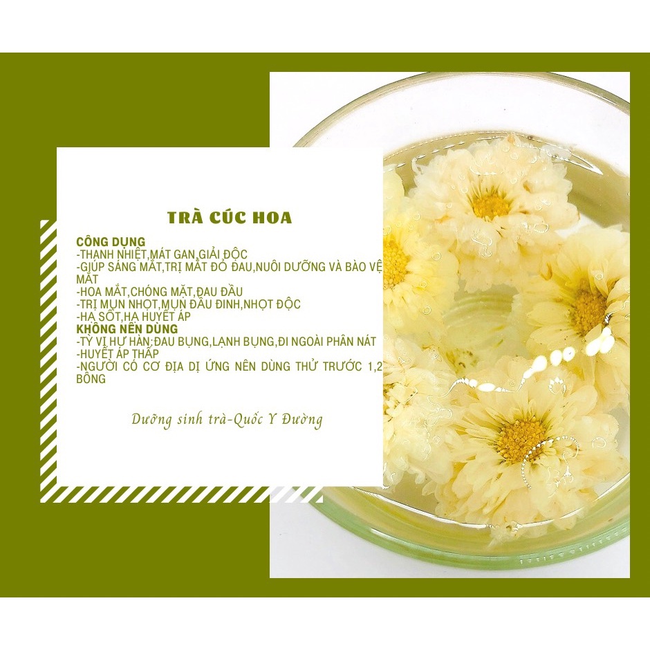 100gr TRÀ HOA CÚC TRẮNG HÀNG CHÂU