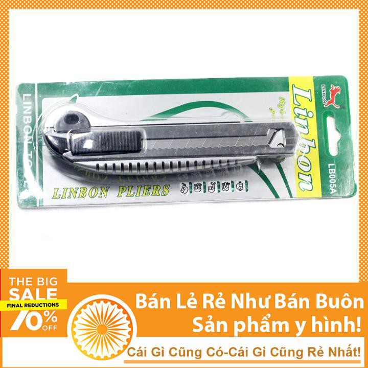 Dao Rọc Giấy Linbon LB005A (Kèm 5 Lưỡi Dao)