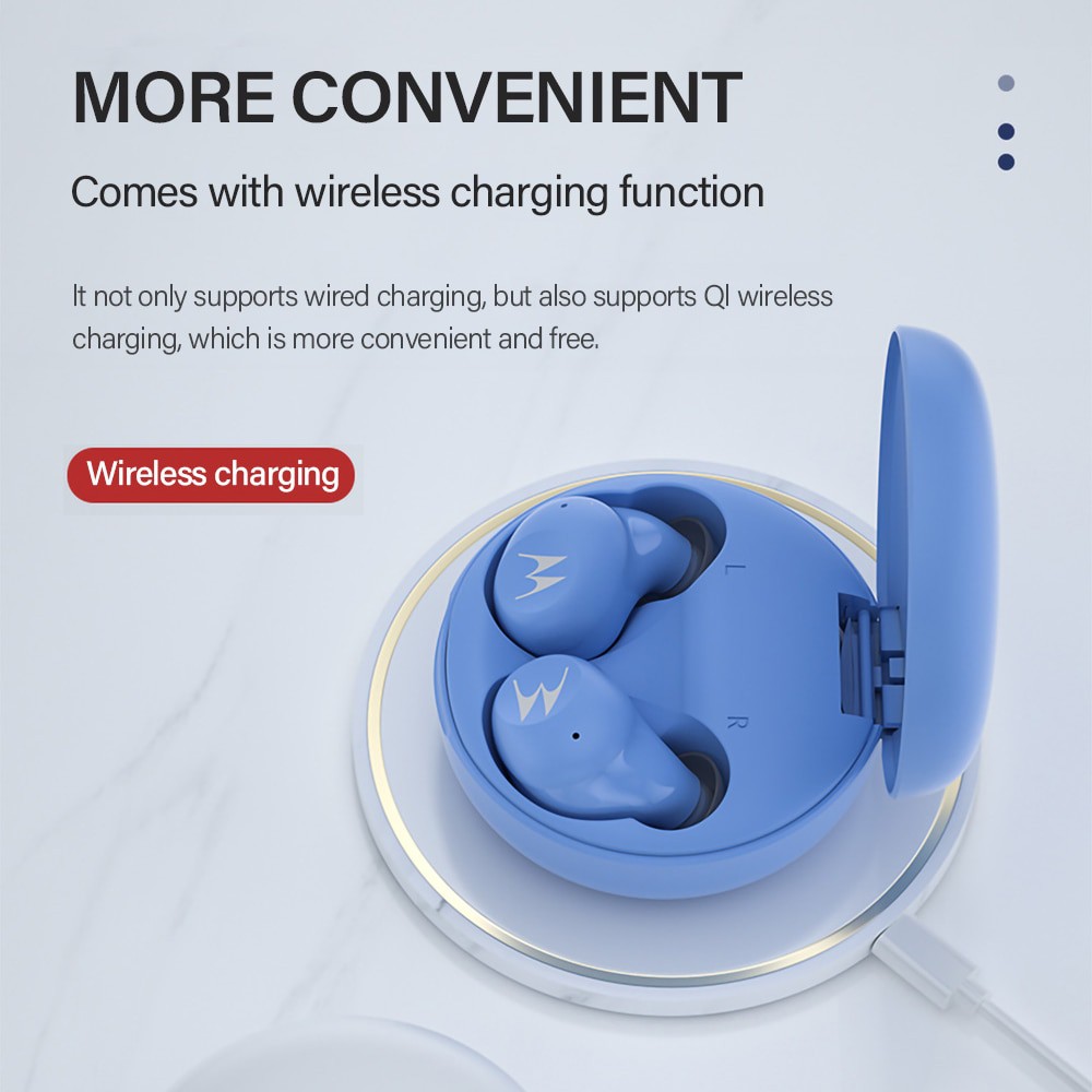 Tai nghe bluetooth 5.0, Tai nghe không dây true wireless Motorola Ververbuds 250 giá rẻ [Nobox]