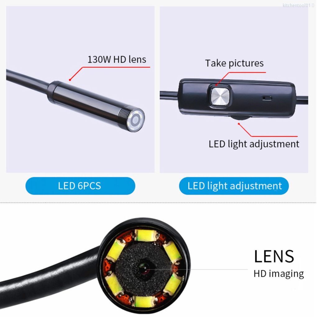 Máy Quay Nội Soi Hd Cáp USB 1m Cho Điện Thoại | BigBuy360 - bigbuy360.vn