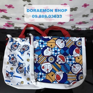 Túi Xách Vải Kèm Dây Đeo Chéo Doraemon Doremon