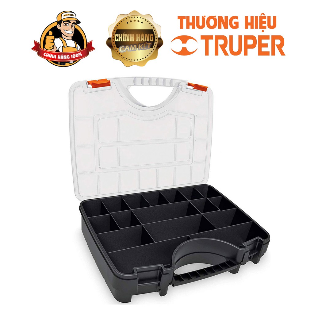 Hộp nhựa đựng đồ,Hộp đựng đồ nghề,Thùng nhựa đựng đồ 17in Truper org-17x