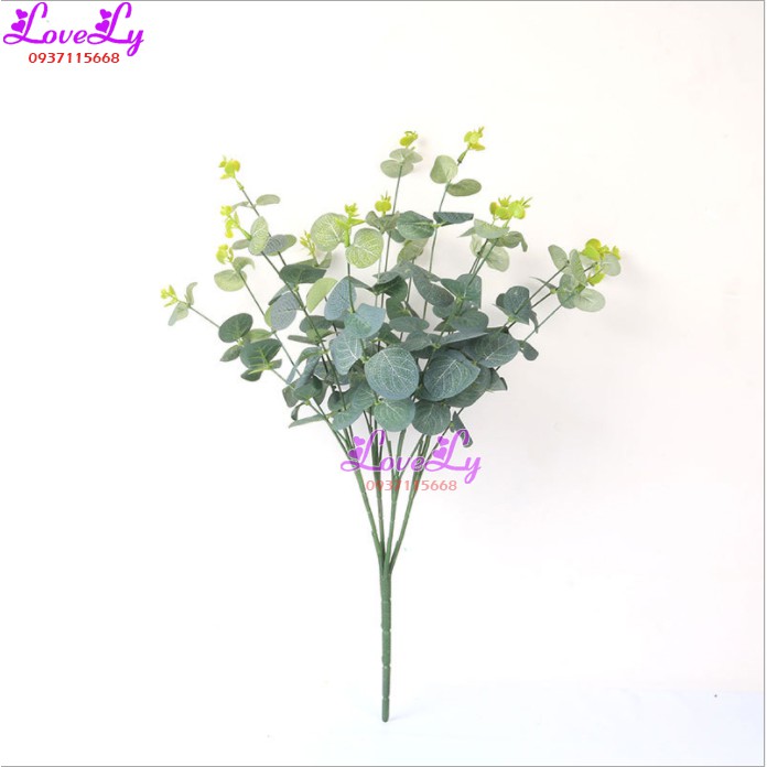 Cây Giả - Cành lá táo mốc giả điểm 16 ngọn nhiều màu giống thật trang trí nhà cửa