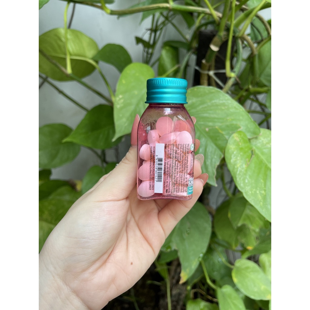 Kẹo The Không Đường Hương Đào PLAY MORE Sakura Peach (Lọ 22g)